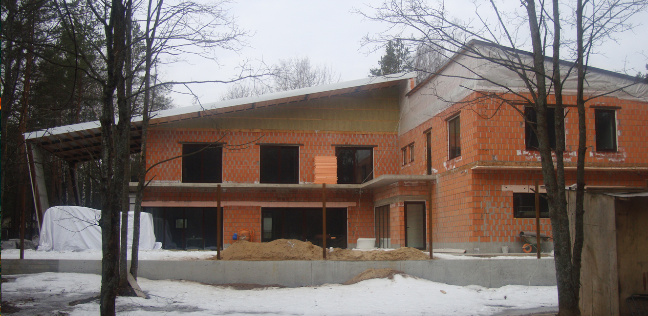 Дом из блоков protherm